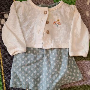 Carter's dress bodysuit outfit